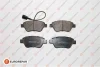 <strong>Гальмівні колодки пер. Doblo 05-10 (грузовой)(123x53.3x18)(з датчиком) Eurorepar 1617262380 (фото 1)</strong>