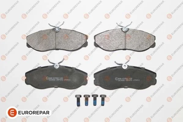 <strong>Колодки гальмівні дискові (комплект 4 шт) Eurorepar 1617265480 (фото 1)</strong>