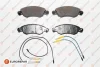 <strong>Гальмівні колодки пер. Citroen C5 1.8i 01-08 (BOSCH) (148.9x50x17) Eurorepar 1617276080 (фото 1)</strong>