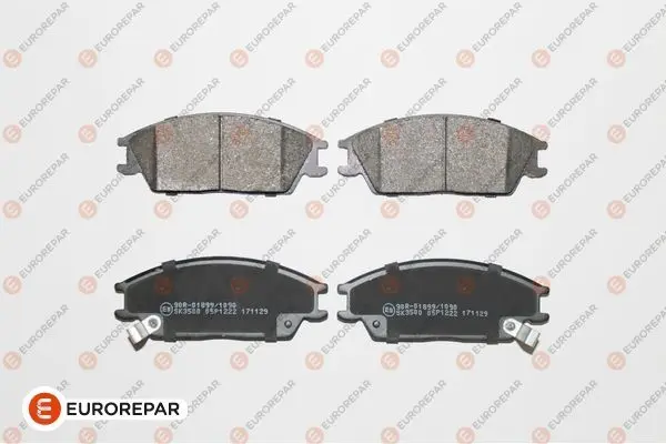 <strong>Гальмівні колодки пер. Accent/Getz 99-09 Eurorepar 1623053680 (фото 1)</strong>