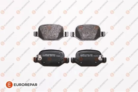 Гальмівні колодки зад. Fiat 500L 0.9-1.6 12- (TRW) (95.8x43.9x17) для Eurorepar 1623064080 фото товара