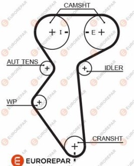 Ремень ГРМ Eurorepar 1633132580 фото товара