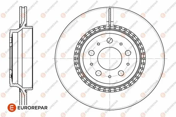 <strong>EUROREPAR VOLVO диск гальмівний задн. XC90 02- Eurorepar 1642769780 (фото 1)</strong>