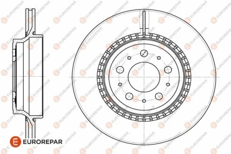 EUROREPAR VOLVO диск гальмівний задн. XC90 02- для Eurorepar 1642769780 фото товара