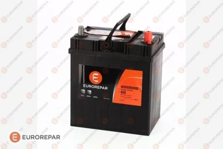 Акумулятор 12В 40Аг 330А(ASIA) R+ для Eurorepar 1648431980 фото товару