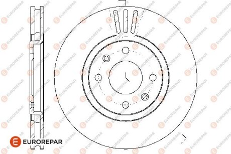 Диски гальмівні (к-т 2 шт) Eurorepar 1667857180 фото товара