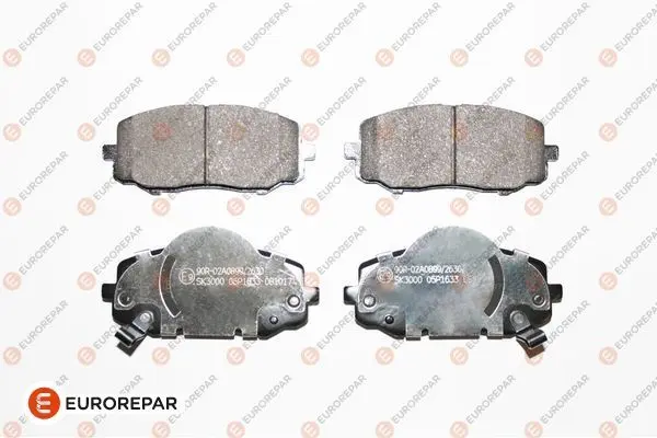 <strong>Гальмівні колодки пер. Hyundai i20 1.2/1.4 08-15 (MANDO) Eurorepar 1675995380 (фото 1)</strong>