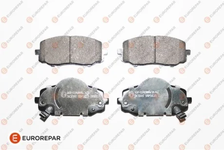 Гальмівні колодки пер. Hyundai i20 1.2/1.4 08-15 (MANDO) для Eurorepar 1675995380 фото товару