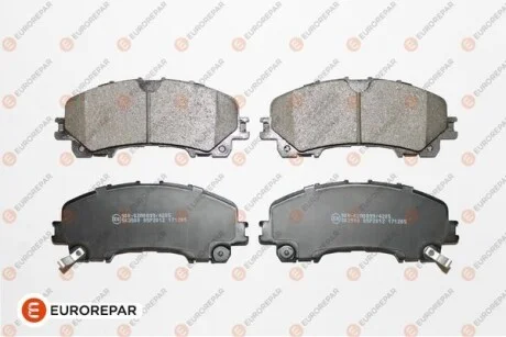 Колодки гальмівні дискові, комплект для Eurorepar 1675996380 фото товару
