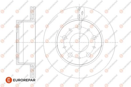 Диск гальмівний задній Jumper3-Boxer3 DIAM 300 EP 22 05,12,2013- Eurorepar 1676014480 фото товару