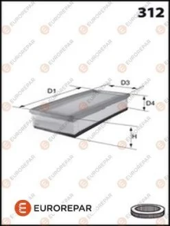 Фільтр повітряний для Eurorepar E147303 фото товару