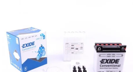 Акумулятор сухозаряджений AGM 9Ah 85 A для EXIDE 12N9-3B фото товару