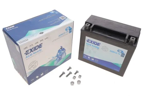 Стартерна батарея (акумулятор) для EXIDE AGM12-19 фото товару