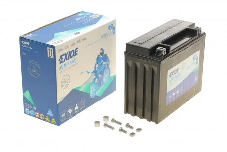 Акумулятор залитий та заряджений AGM 21Ah 350A для EXIDE AGM12-23 фото товару