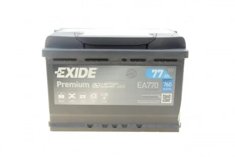 Акумулятор для EXIDE EA770 фото товару