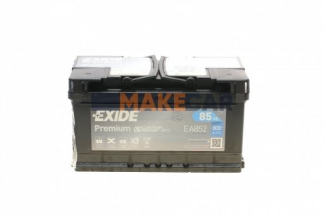 Аккумулятор Premium Carbon Boost 12V/85Ah/800A (R+) (315х175х175) EXIDE EA852