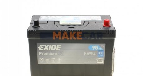 Аккумулятор Premium Carbon Boost 12V/95Ah/800A EXIDE EA954 (фото 1)