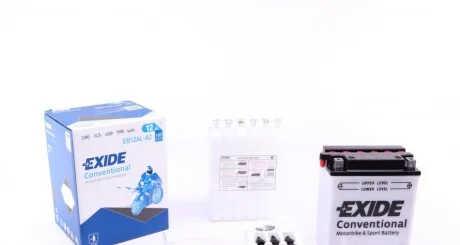Акумулятор кислотний 12Ah 165A для EXIDE EB12AL-A2 фото товару