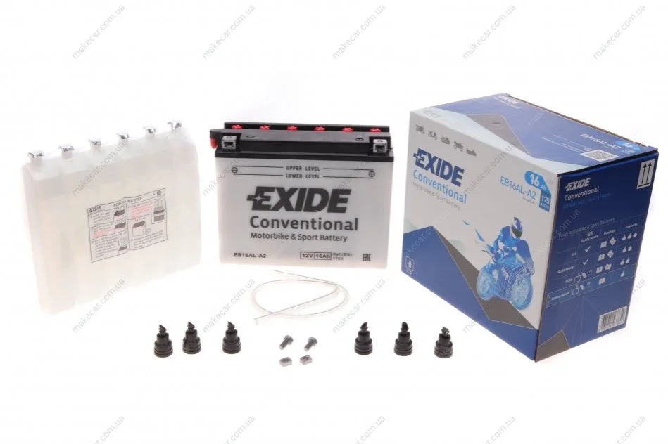 <strong>Акумулятор кислотний 16Ah 175A EXIDE EB16AL-A2 (фото 1)</strong>