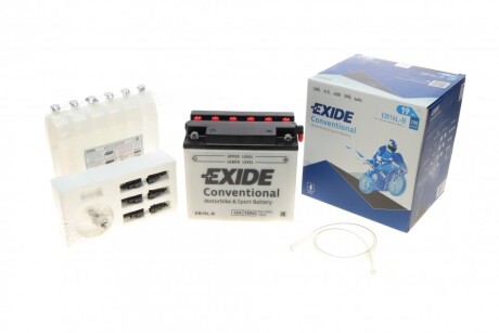 Акумулятор кислотний 19Ah 190A EXIDE EB16L-B