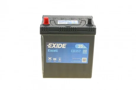 Стартерна батарея (акумулятор) для EXIDE EB357 фото товару