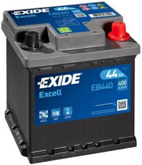 Стартерна батарея (акумулятор) EXIDE EB440