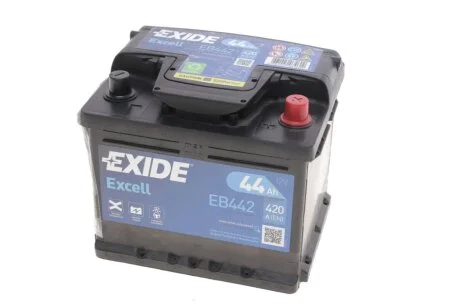 Стартерна батарея (акумулятор) для EXIDE EB442 фото товару