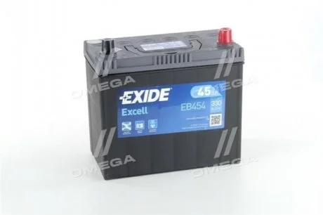 Акумулятор для Zaz, Mitsubishi, Toyota, HUMMER, Honda EXIDE EB454 фото товару