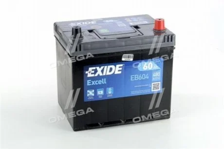 Акумулятор для Toyota, Subaru, Mazda, Nissan, Suzuki EXIDE EB604 фото товару