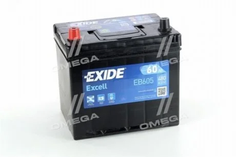 Акумулятор для Zaz, Mitsubishi, Toyota, HUMMER, Honda EXIDE EB605 фото товару