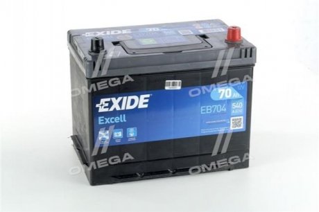Аккумулятор EXCELL 12V/70Ah/540A EXIDE EB704