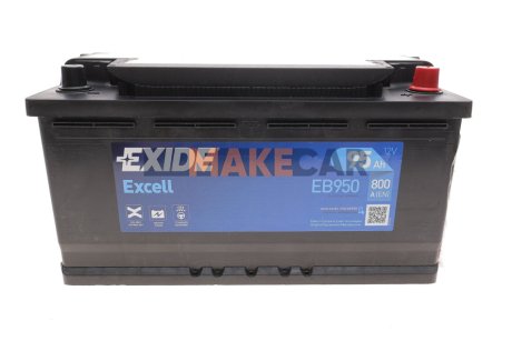 Акумулятор EXCELL 12V/95Ah/800A EXIDE EB950