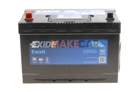 Акумулятор EXCELL 12V/95Ah/760A EXIDE EB955