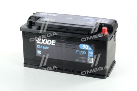 Аккумулятор CLASSIC 12V/90Ah/720A EXIDE EC900