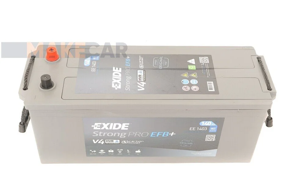 <strong>Стартерна батарея (акумулятор) EXIDE EE1403 (фото 1)</strong>