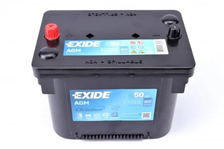 Акумулятор для EXIDE EK508 фото товару