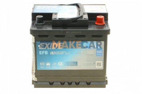 Аккумулятор START-STOP EFB 12V/55Ah/480 EXIDE EL550 фото товара