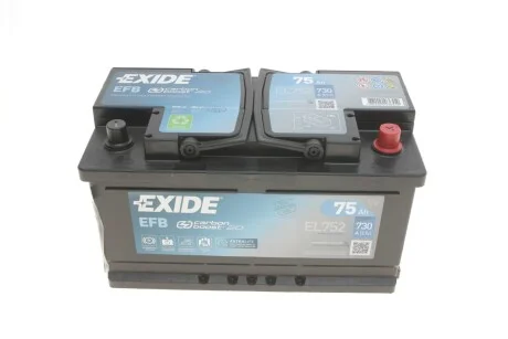 Акумулятор для EXIDE EL752 фото товару