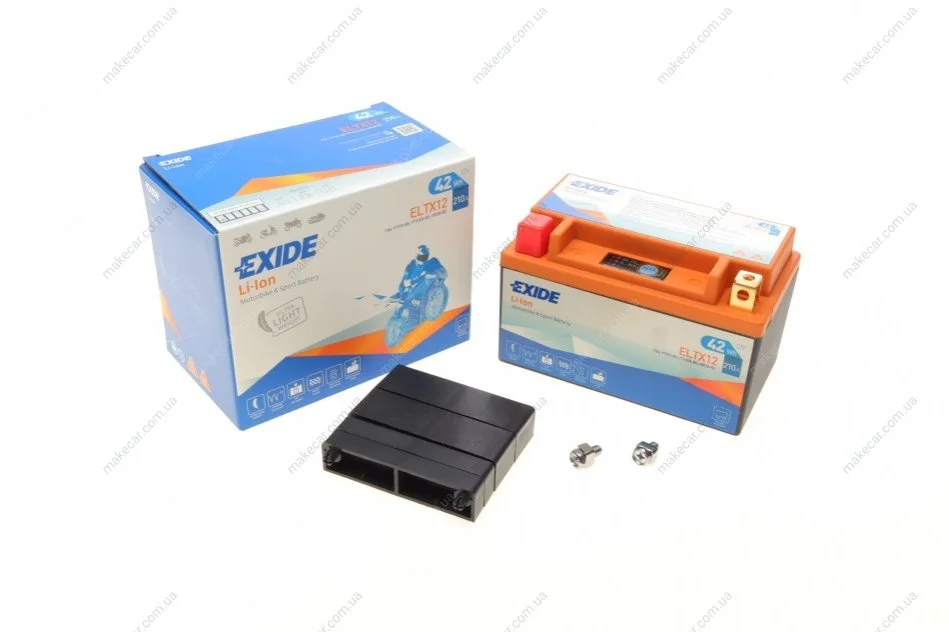 <strong>Стартерна батарея (акумулятор) EXIDE ELTX12 (фото 1)</strong>