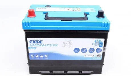 Стартерна батарея (акумулятор) для EXIDE ER350 фото товару