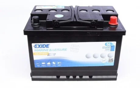 Стартерна батарея (акумулятор) для EXIDE ES650 фото товару