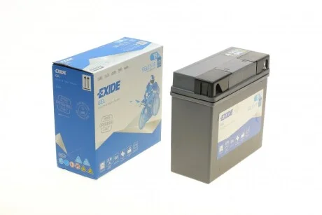 Акумулятор гелевий залитий та заряджений 19Ah 170A для EXIDE GEL12-19 фото товару
