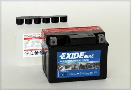 Акумулятор для EXIDE YTX4LBS фото товару