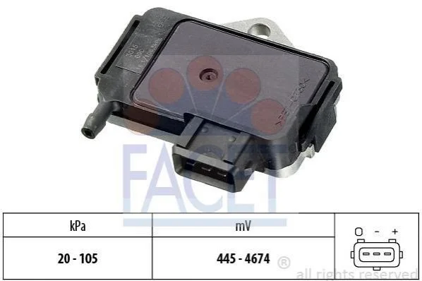 <strong>Датчик давления воздуха VW Caddy 1.9 TDI 96-> FACET 10.3015 (фото 1)</strong>