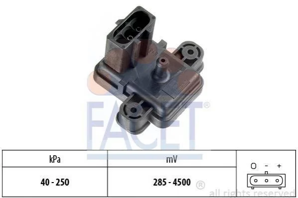 <strong>Датчик тиску повітря Ford Transit 2.5 DI/TD/TDI 91-> FACET 10.3059 (фото 1)</strong>