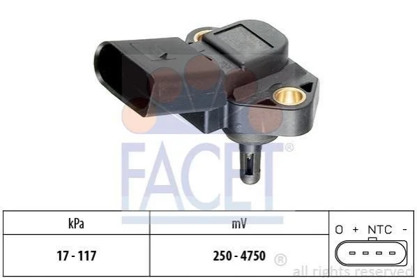 <strong>Датчик давления воздуха VW Caddy 1.4 i 95-> FACET 10.3071 (фото 1)</strong>