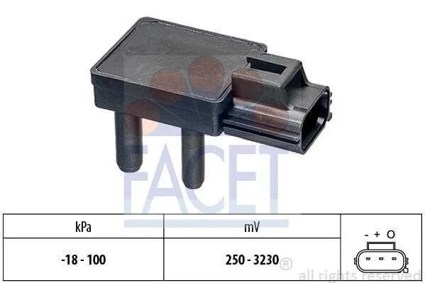 <strong>Датчик тиску випускних газів FACET 10.3332 (фото 1)</strong>