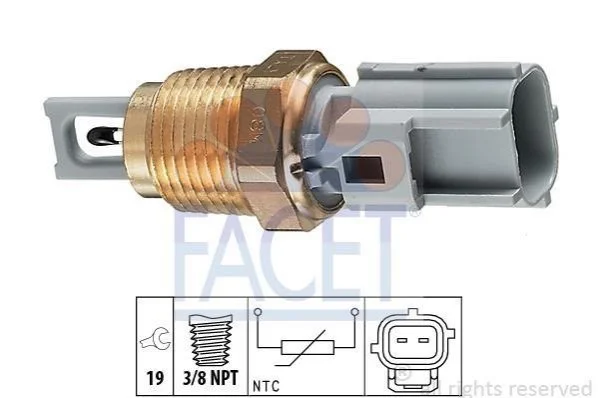 <strong>Датчик температури повітря Ford Transit 2.4-2.5 DI/TD/TDE/TDI 94-> FACET 10.4004 (фото 1)</strong>
