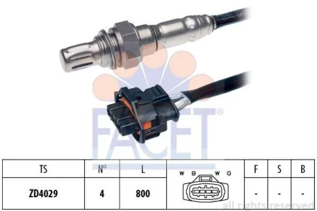 Датчик кисню (лямбда-зонд) Opel Astra G, Vectra C 1.8 16V (10.7342) Facet для Vauxhall, Opel, Saab FACET 107342 фото товару