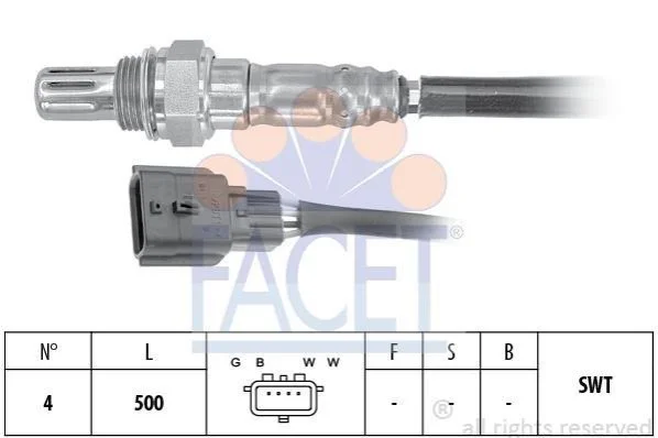 <strong>Датчик кисню Captur 0.9 Tce, 1.2 Tce (13-) (10.8094) Facet FACET 108094 (фото 1)</strong>